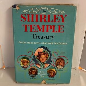 First Edition Vtg 1959 The Shirley Temple Treasury hardcover illustrated book